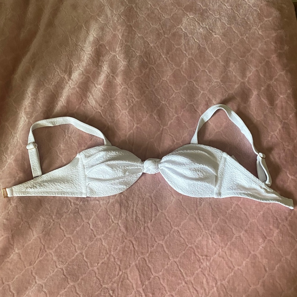 White bikini top